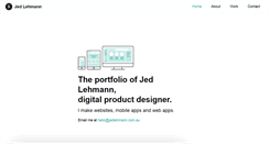 Desktop Screenshot of jedlehmann.com.au